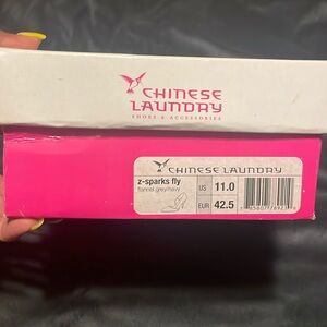 Two toned blue suede and gray wool pumps. Never worn.